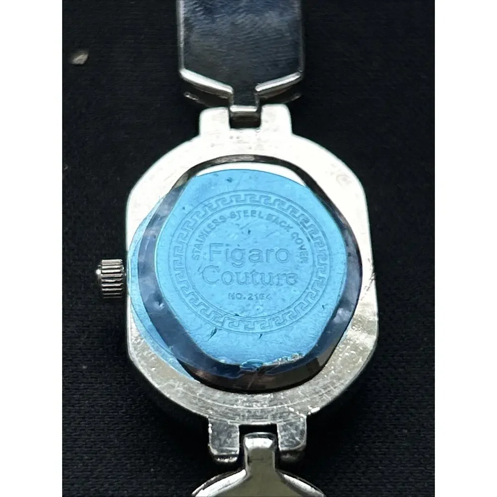 Figaro Couture Silver Tone Women’s Quartz Watch